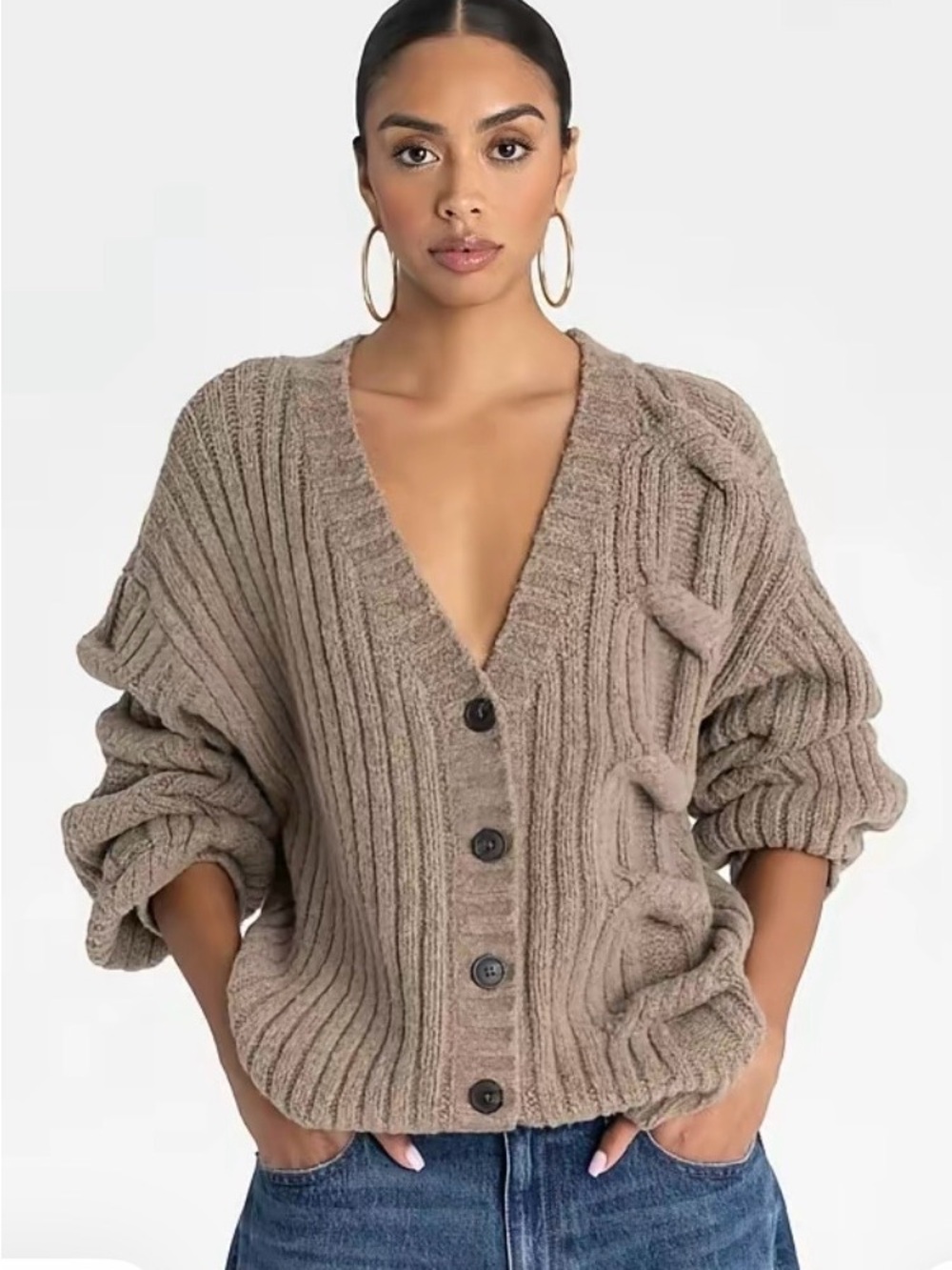 Kbb; KAHLANA 🎯 CABLE MIX CARDI NO TAGS BUT NEW